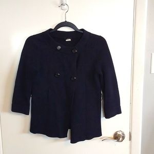 Vintage Jcrew button swing cotton sweater jacket